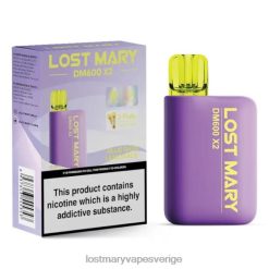 LOST MARY DM600 X2 engångsvape blå razz lemonad - Lost Mary Vape Sverige Pris 66JXT182