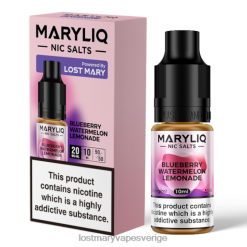 LOST MARY maryliq nic-salter - 10 ml blåbär vattenmelon lemonad - Lost Mary Vape Smaker 66JXT202