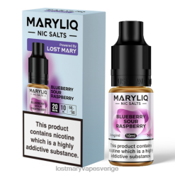 LOST MARY maryliq nic-salter - 10 ml blåbärssura hallon - Lost Mary Smaker 66JXT201