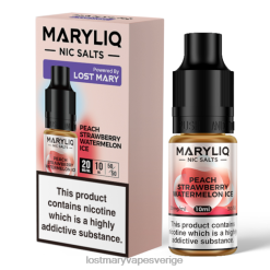 LOST MARY maryliq nic-salter - 10 ml persika jordgubbar vattenmelon is - Lost Mary Vape Billigt 66JXT207