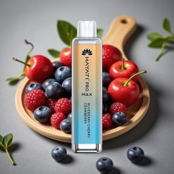 Hayati Pro Max 4000 Puffs Disposable Vape Blåbär Körsbär Tranbär – 1400mAh, 2ml/10ml, 5% Nikotin