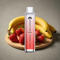 Hayati Pro Max 4000 Puffs Disposable Vape Jordgubb Banan • 5% Nikotin • 1400mAh • 2ml Tank