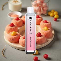 Hayati Pro Max 4000 Puffs Disposable Vape Tuggummi Is – 28×28×120mm, 2%/5% Nikotin, 1400mAh