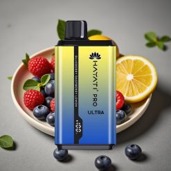 Hayati Pro Ultra 15000 Puffs Blåbär Hallon Citron – 15000+ puffar, 2×12ml, 2% nikotin