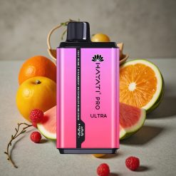Hayati Pro Ultra 15000 Puffs – Fruktbomb Jordgubb Vattenmelon Tuggummi, 15000+ puffar, 2×12ml, 2% nikotin