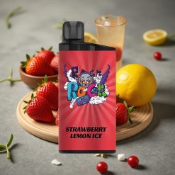 IGET Bar 3500 Puffs Disposable Vape Jordgubb Citron Is - 3500 Puffar, 1400 mAh, 78g