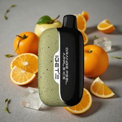 IGET Moon K5000 Puffs Engångsvape Apelsinskal Äppel Is – 5000 Puffar, 81.5 g, 49.5x25.3x99.4 mm
