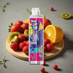 UWIN Crystal 10000 Puffs Disposable Vape Jordgubbe Kiwi – 18ml, 650mAh, Type-C