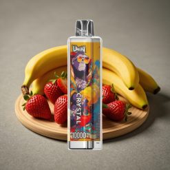 UWIN Crystal 10000 Puffs Jordgubb Banan 18ml 650mAh