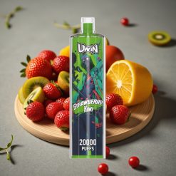 Uwin Shisha Hookah Crystal 20000 Puffs Jordgubb Kiwi 0% 2% 3% 5% Nikotin 22ml Typ-C