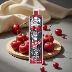 Uwin Shisha Hookah Crystal 20000 Puffs Körsbärsis 0% 2% 3% 5% 22ml Type-C