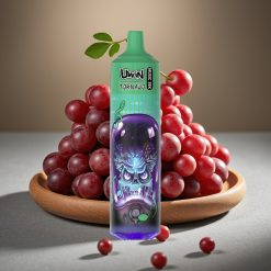 Uwin Tornado 35K Music Engångs-Vape Druvis Is – 35 000 puff, 600mAh, Type-C