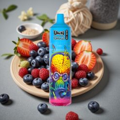 Uwin Tornado 35K Music Engångsvape Blåbär med Is 35K puffar 5% Type-C