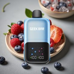 GEEK BAR 2GO 20ml 50000 Puffs Two Series Blåbär Hallon Is, 5% Nikotin, 3 Nivåer