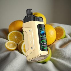 Razz Bar 45000 Puffs Disposable Vape Citron Lime, 45000 puffar, 1.0 Ohm Mesh Coil, Typ-C