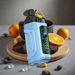 Razz Bar 45000 Puffs Engångsvape Svart Drak Is – 45000 Puffar, Justerbar Luftflöde, 650 mAh