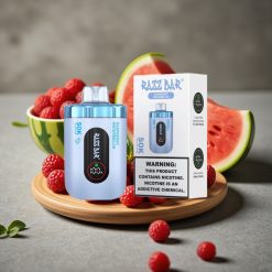Razz Bar 50K Puffs Disposable Vape Hallon Vattenmelon – 50000 Puffar, 1.0 Ohm Mesh Coil, 650 mAh