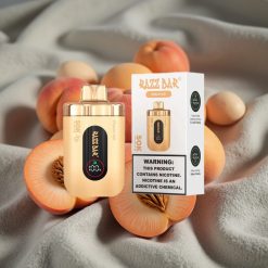 Razz Bar 50K Puffs Disposable Vape Persika Is, 50000 Puff, 1.0 Ohm, 650 mAh