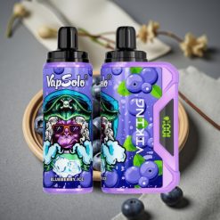 VapSolo VIKING 12000 Puffs Disposable Vape Blåbär – 22ml, 20/50 mg/ml, Typ-C