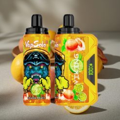 VapSolo VIKING 12000 Puffs Disposable Vape Citron Persika | 22ml | 20/50 mg/ml | Typ-C