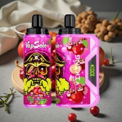 VapSolo VIKING 12000 Puffs Disposable Vape Fizzy Cherry (22ml, 20/50 mg/ml, Typ-C)