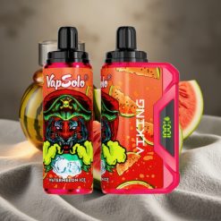 VapSolo VIKING 12000 Puffs Disposable Vape Vattenmelon Is, 22ml, 20/50 mg/ml, Typ-C