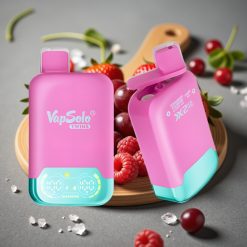Vapsolo Twins 20000 Puffs Jordgubb Hallon Körsbär Is & Druva Is 40ml 20mg/ml Typ-C